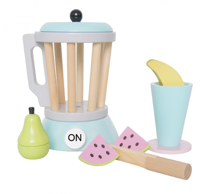 Drewniany blender z owocami -zestaw do koktajli Jabadabado