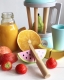 Drewniany blender z owocami -zestaw do koktajli Jabadabado
