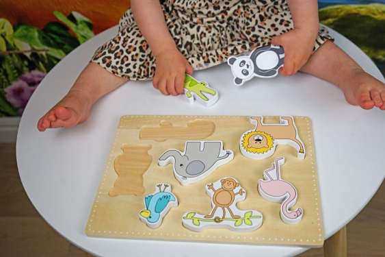 Drewniane puzzle safari Jabadabado