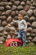 Czerwony jeździk Ginetta Mini Eolo Italtrike