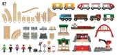 BRIO World Kolejka Mega zestaw Deluxe 87 el.