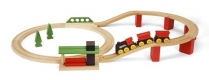 BRIO World Drewniany Zestaw Kolejki Deluxe Classic 25 el.