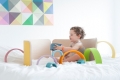 Deska do balansowania Starter Transparent z filcem, Baby Mouse, Wobbel