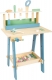 Drewniany warsztat z narzędziami w pastelowych kolorach Nordic Small Foot Design