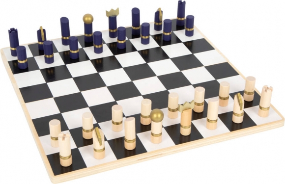 Zestaw gier szachy, warcaby, tryktrak Gold Edition Small Foot