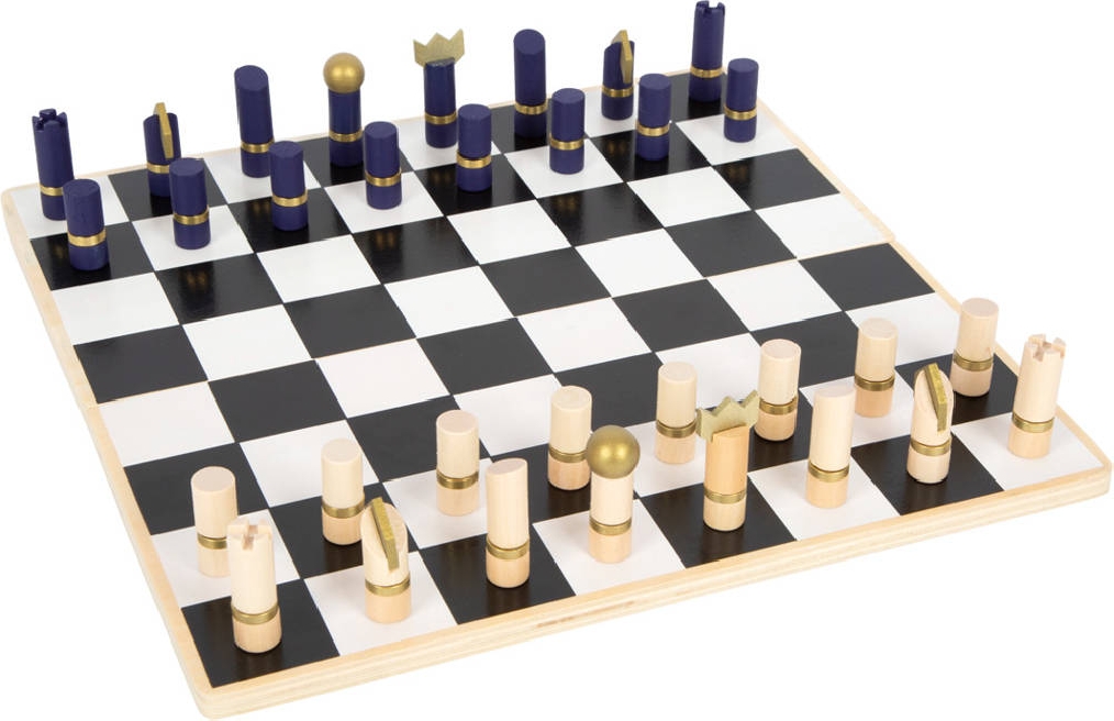Zestaw gier szachy, warcaby, tryktrak Gold Edition Small Foot