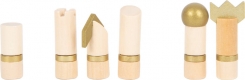 Zestaw gier szachy, warcaby, tryktrak Gold Edition Small Foot